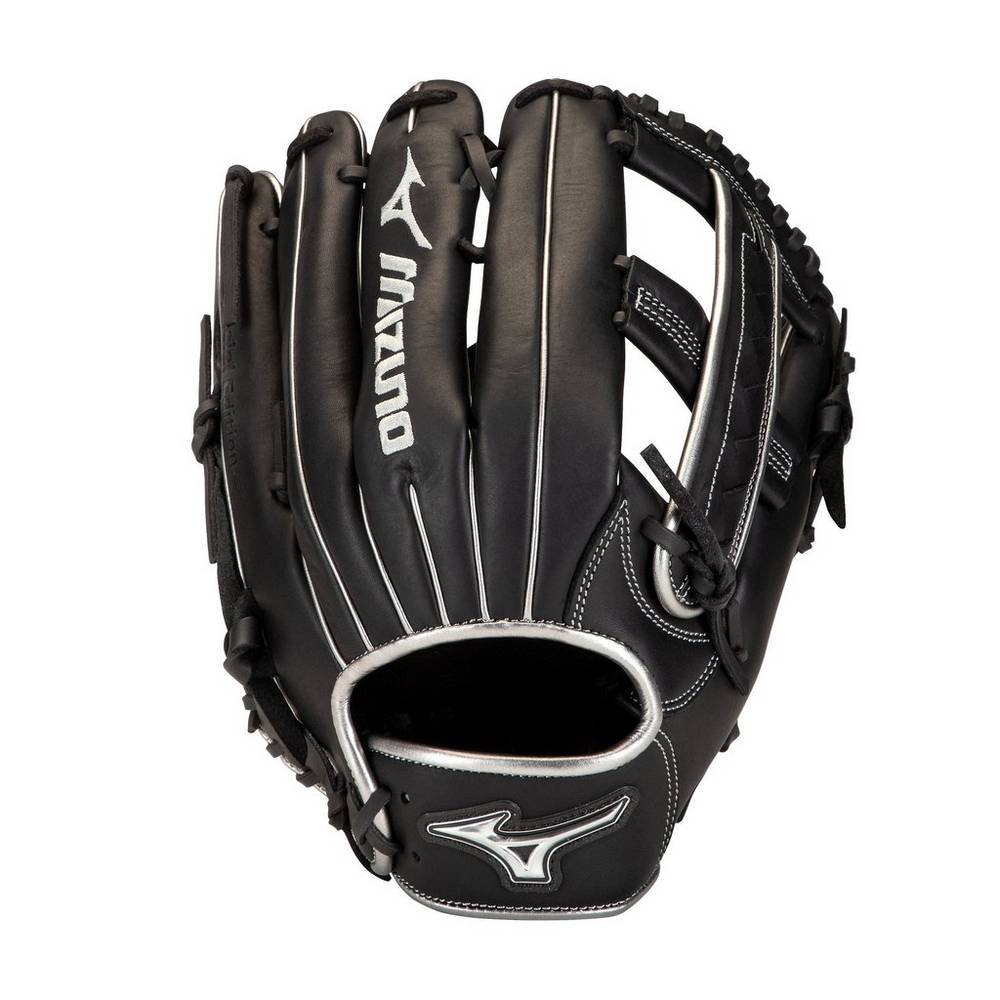 Mizuno Men's MVP Prime SE Slowpitch Softball Glove 12.5" Black/Silver (312826-DSR)